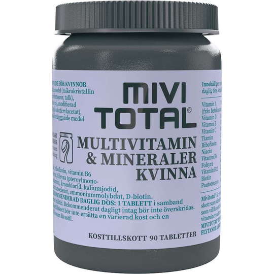 Kvinna, Mivitotal Kosttillskott & Vitaminer