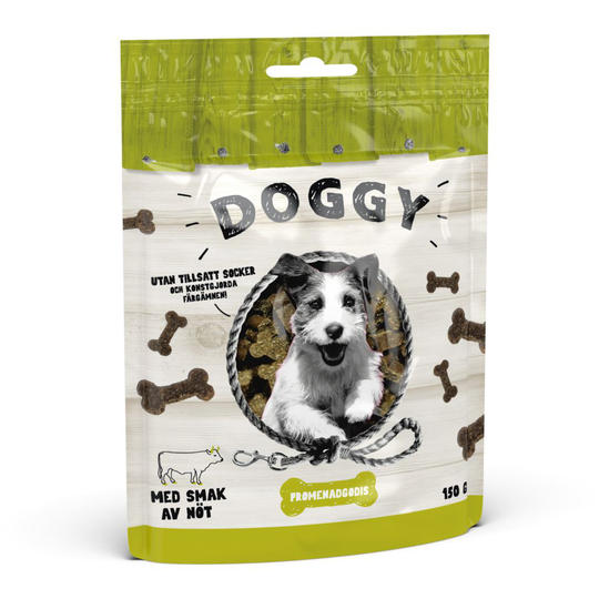 DOGGY Promenadgodis Nöt 150 g