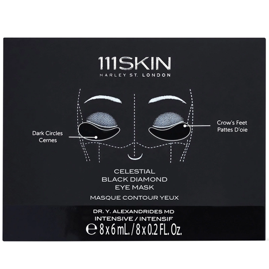 111Skin Celestial Black Diamond Eye Mask Box (8 x 6 ml)