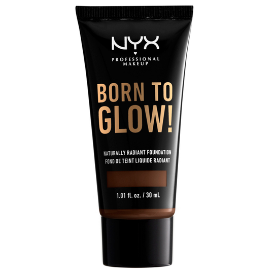 NYX Professional Makeup Born To Glow Naturally Radiant Foundation 22.5 Warm Walnut