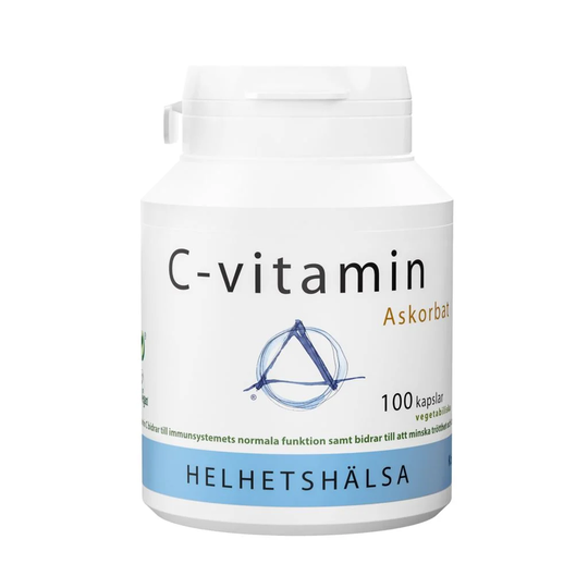 Helhetshälsa C-vitamin Askorbat 100 kapslar
