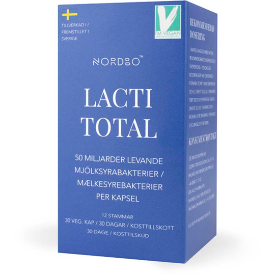 LactiTotal 50 miljarder, 30 kap NORDBO Kosttillskott