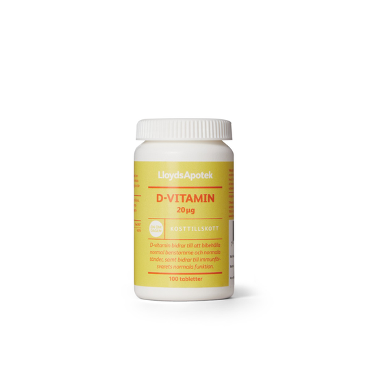 LloydsApotek D-vitamin 20 µg 100 st