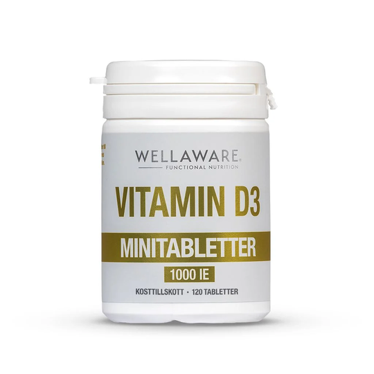 WellAware Vitamin D3 1000IE 120 minitabletter