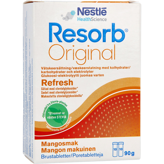 Resorb Original Mango Brustablett 90 g