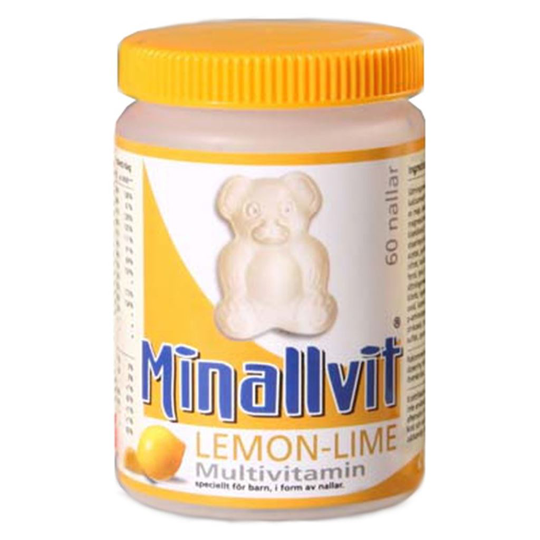 Minallvit Lemon & Lime 60 st