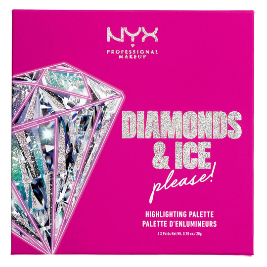 Diamonds & Ice Please! Highlighting Palette, NYX Professional Makeup Makeup Set