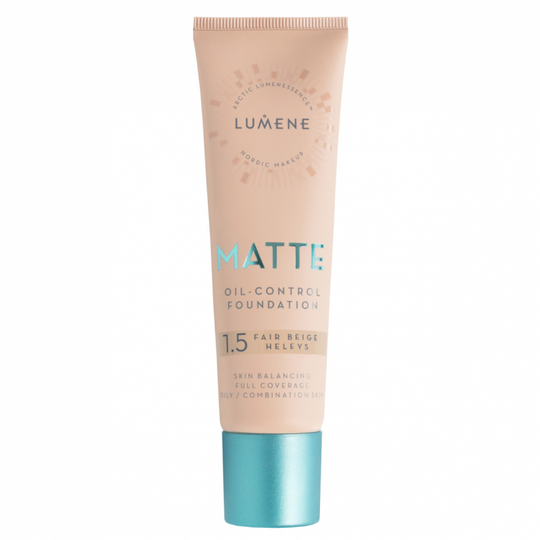 Lumene Matte Oil-Control Foundation 1.5 Fair Beige