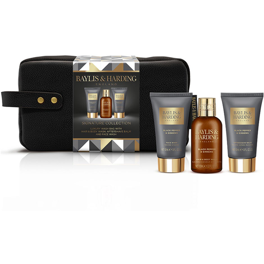 Men's Black Pepper & Ginseng, 200 ml Baylis & Harding Badbomber, badskum & badolja