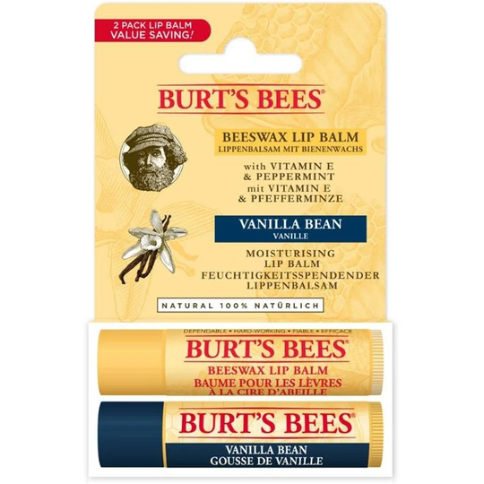 Burts Bees Lip Balm Duo, Burt's Bees Läppbalsam