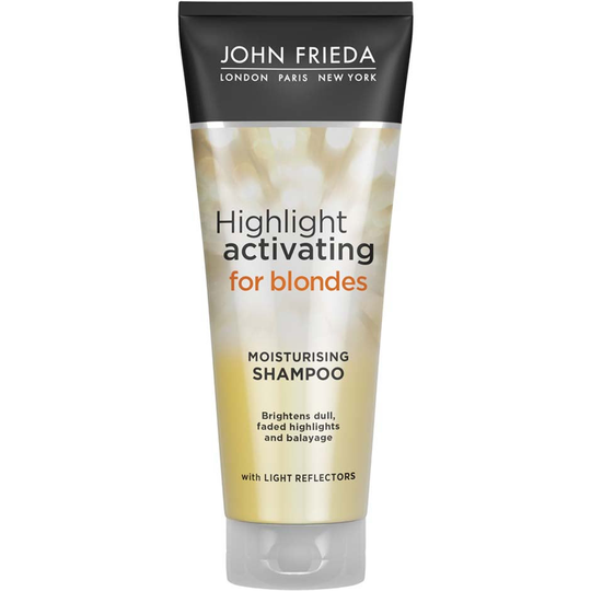 John Frieda Sheer Blonde Highlight Activating Moisturising Shampoo, For Lighter Blondes, 250 ml John Frieda Schampo