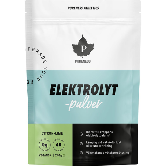 Elektrolytpulver - Citron Lime, 240 g Pureness Kosttillskott