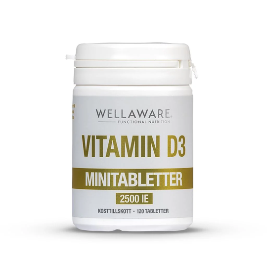 WellAware Vitamin D3 2500 IE 120 minitabletter