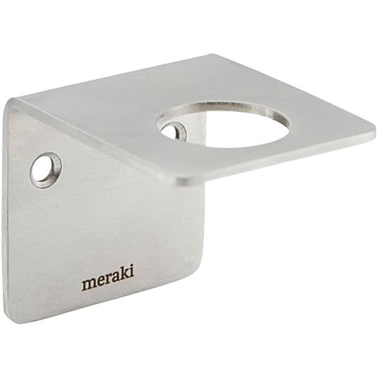 Wall Bracket Brushed Silver Finish, Meraki Badbomber, badskum & badolja