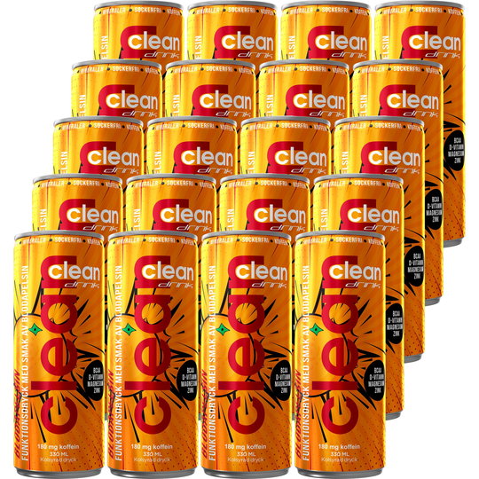 Clean Drink BCAA Blood Orange 20-Pack