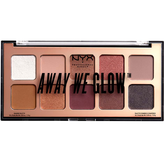 Away We Glow Shadow Palette, 10 g NYX Professional Makeup Ögonskuggspalett