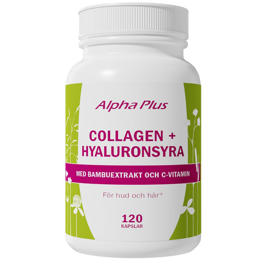 Collagen + Hyaluronsyra, Alpha Plus Kosttillskott