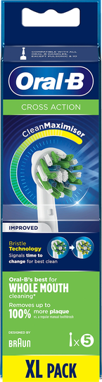 Oral-B Cross Action borsthuvud 5 st