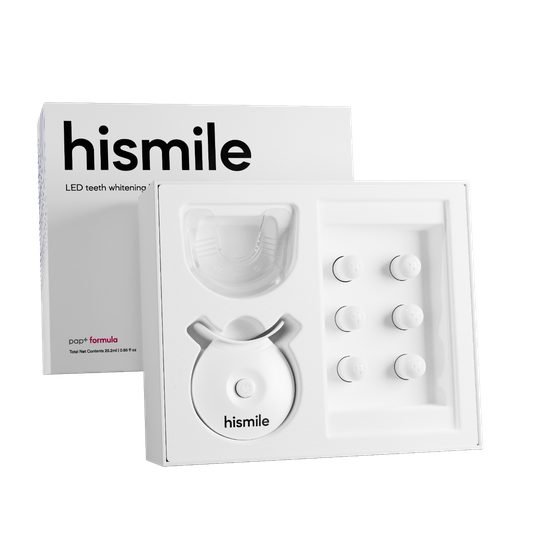 Hismile PAP+ LED Teeth Whitening Kit 1 st + 6 x 4,2 ml