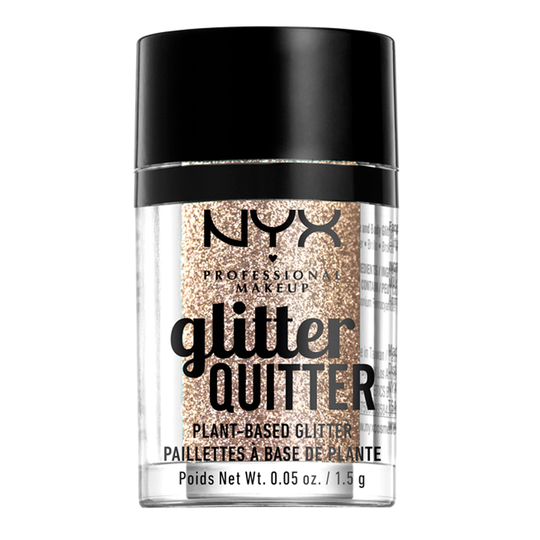 NYX Professional Makeup Glitter Quitter Plant Based Glitter Gold
