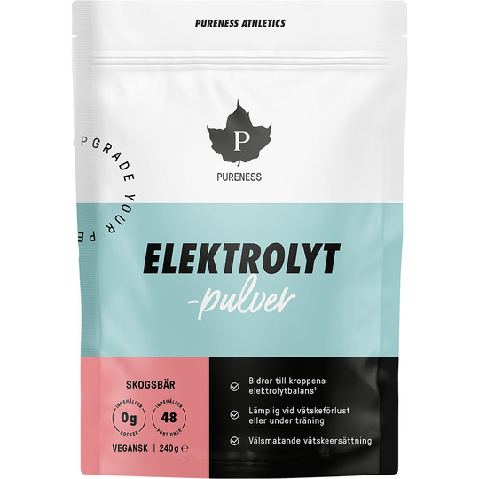 Elektrolytpulver - Skogsbär, 240 g Pureness Kosttillskott & Vitaminer