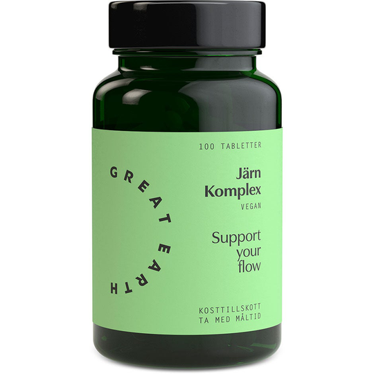 Järn Komplex, Great Earth Kosttillskott & Vitaminer