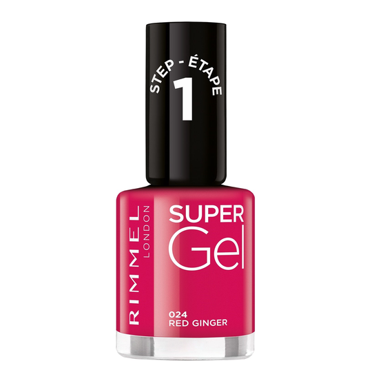 Rimmel Super Gel Nail Polish 024 Red Ginger By Kate