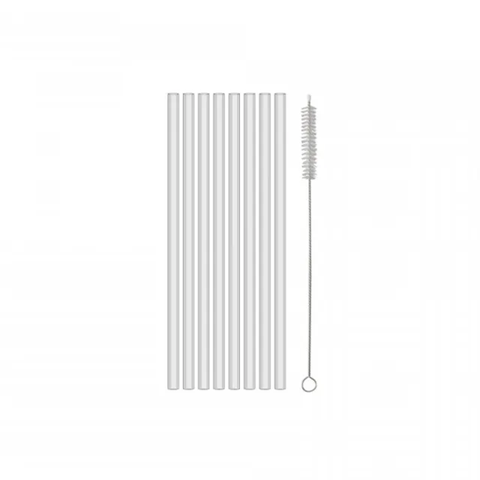 CHEERS Sugrör 20cm 8-pack inkl Borste