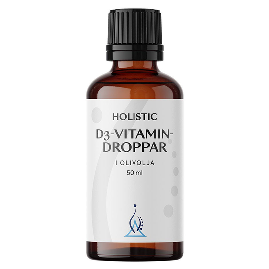 D3-Vitamin Droppar, 50 ml Holistic Kosttillskott