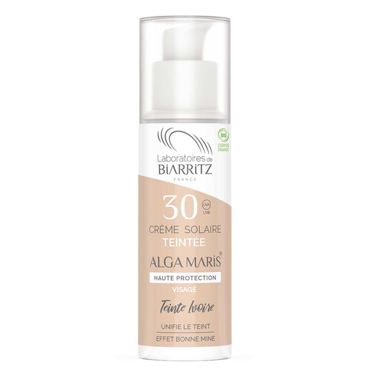 Alga Maris Alga Maris Organic Tinted Face Sunscreen SPF30 Ivory 30 ml