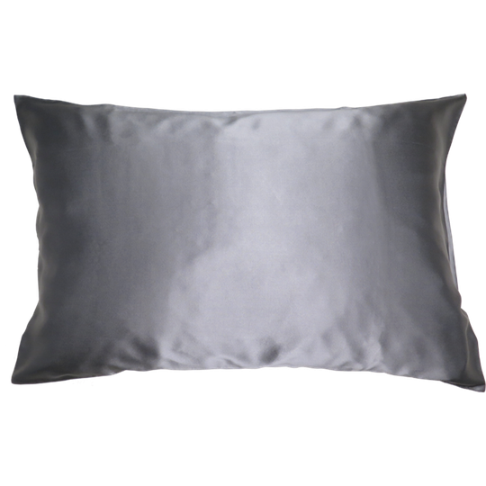 Soft Cloud Mulberry silk pillowcase 50x60 cm charcoal