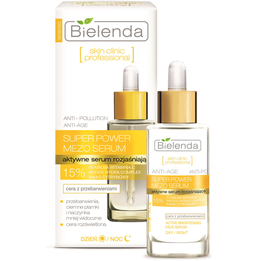 Bielenda Skin Clinic Professional active brightening serum day/night