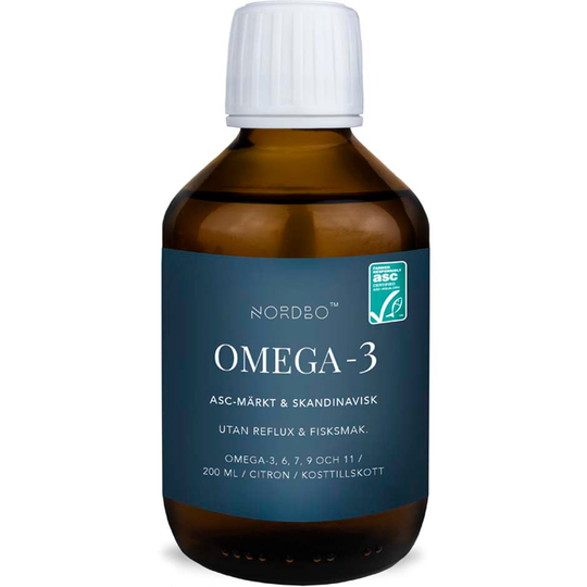 Omega-3, ASC, 200 ml NORDBO Kosttillskott