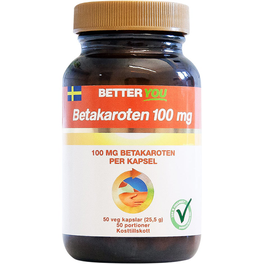 Betakaroten 100mg, Better You Kosttillskott & Vitaminer