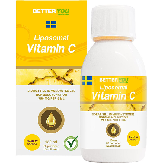 Liposomal Vitamin C Ananas, 150 ml Better You Kosttillskott & Vitaminer