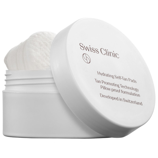 Hydrating Self-Tan Pads, Swiss Clinic Brun utan sol - Kropp