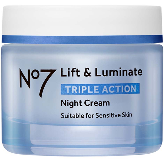 Lift & Luminate Triple Action Night Cream, 50 ml No7 Nattkräm