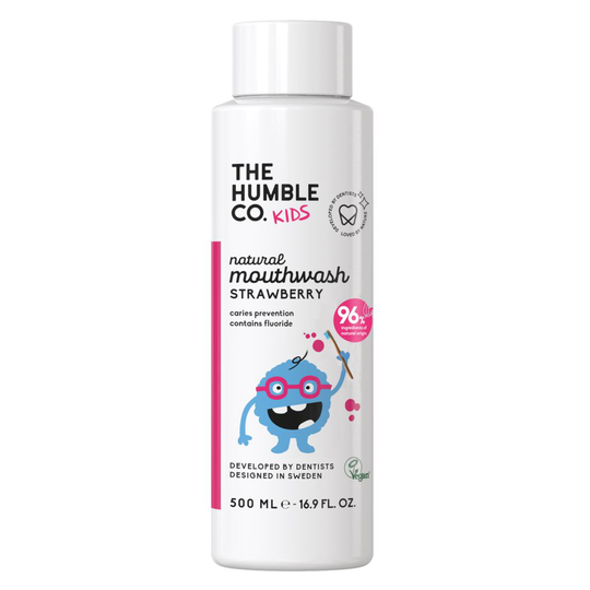 The Humble Co. Kids Natural Munskölj Strawberry 500 ml
