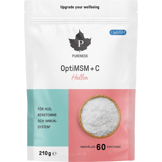 OptiMSM Hallon, 210 g Pureness Kosttillskott