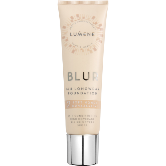 Lumene Blur 16h Longwear Foundation SPF15 2 Soft Honey