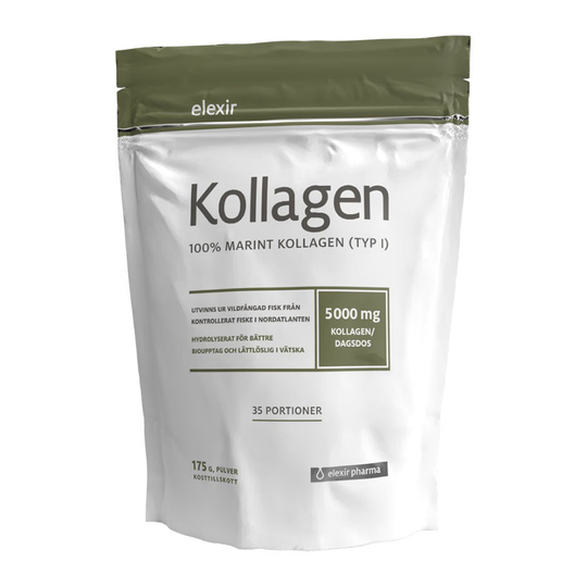 Kollagenpulver, Marint, 175 g Elexir Pharma Kosttillskott