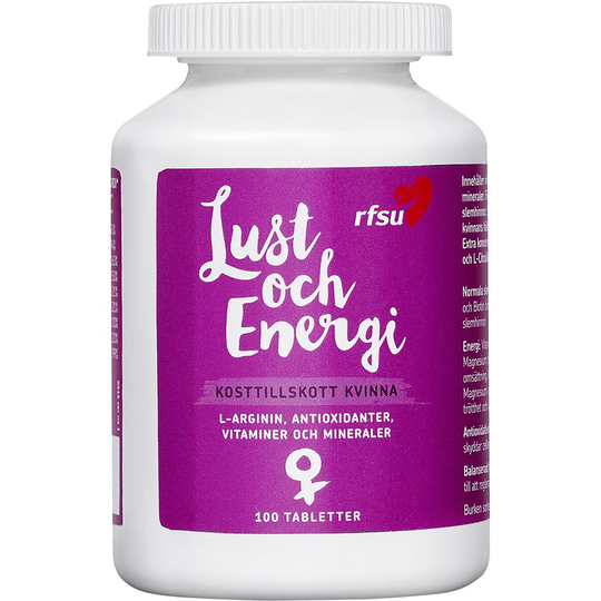 Lust & Energy Woman, 100 pcs RFSU Kosttillskott & Vitaminer