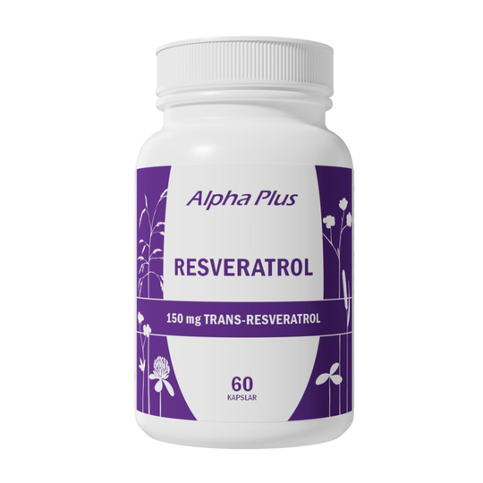 Alpha Plus Resveratrol 60 kapslar