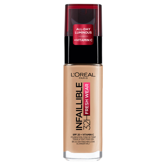 L'Oréal Paris Infaillible Fresh Wear 32H Liquid Foundation 140 Golden Beige