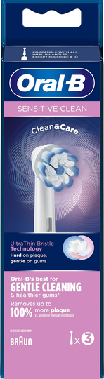 Oral-B Sensitive Clean&Care tandborsthuvud 3 st