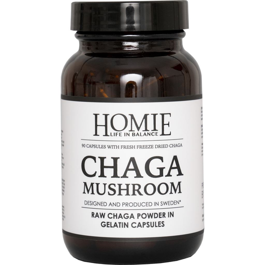 HOMIE Chaga Mushroom Supplements 90 kapslar