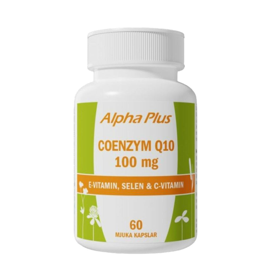 Alpha Plus Coenzym Q10 100 mg 60 kapslar