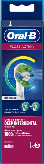 Oral-B FlossAction tandborsthuvud 3 st