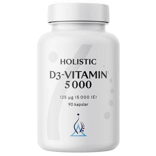 D3-Vitamin 5000, Holistic Kosttillskott