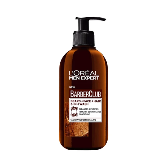 Men Expert Barber Club Rinse Off Face Cleansing